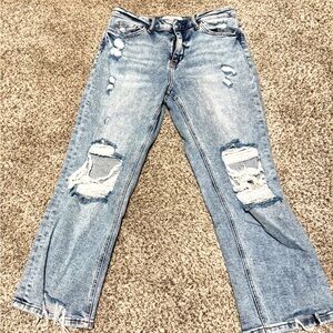 Lovervet Reg/Curvy You're My Lover Cropped Straight Leg Jeans - 29/9